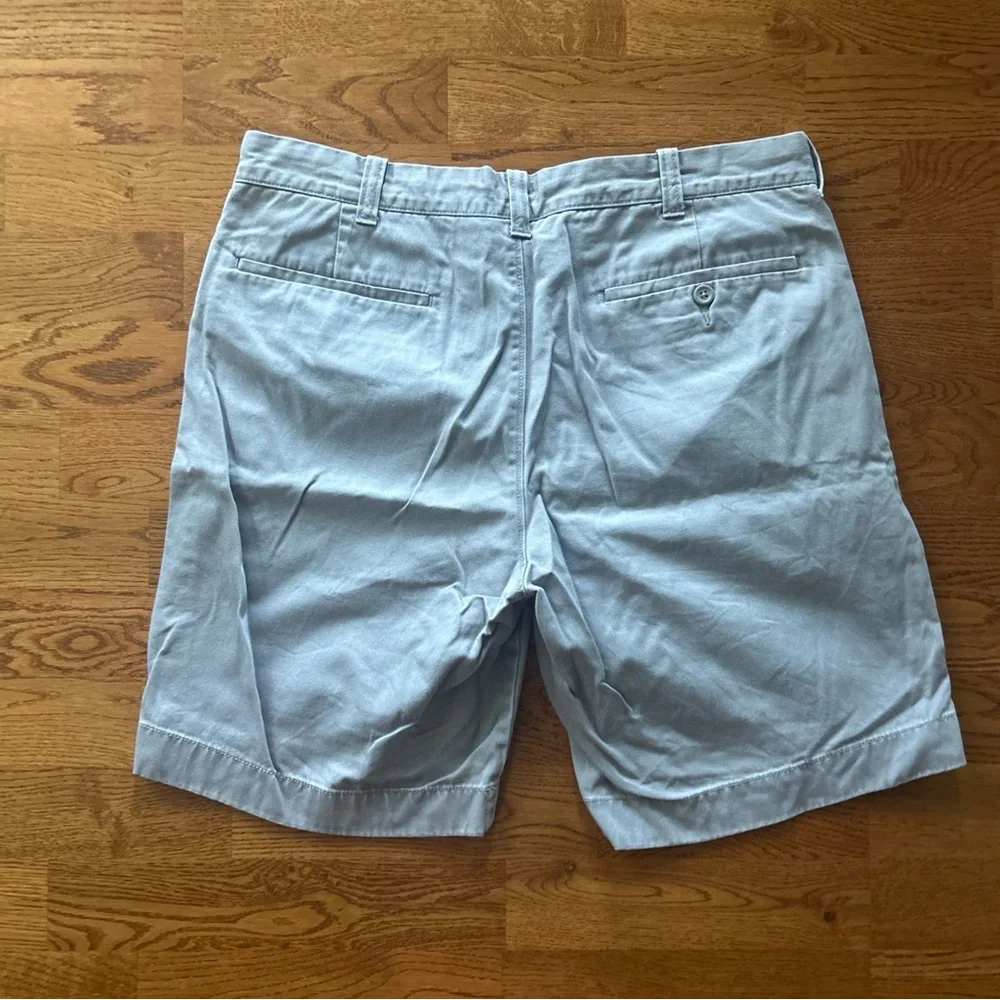J.Crew Gramercy Shorts 33 Chino Pockets Gray Stone Poplin Cotton Twill 9